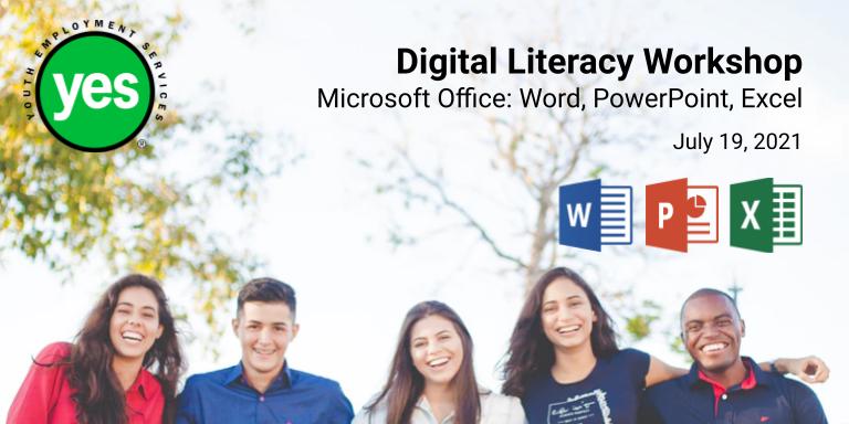 digital literacy workshop introduction slide